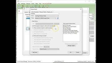 CashFootprint POS System Q & A - How to Setup a Full Page Receipt/Invoice Printer