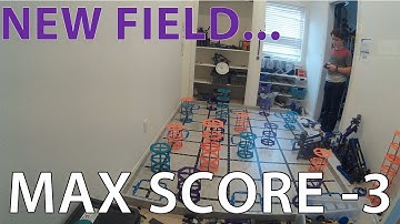 Almost max score   VEX IQ Rise Above new field