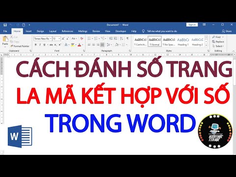 #1 Cách đánh số trang la mã kết hợp số trong word Mới Nhất