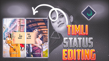 Rakesh Raval New Timli Status Editing Alight Motion || Timli Status Editing 2024 || Chetan Baria