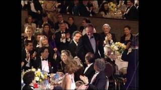 Gene Hackman Wins Best Supporting Actor Motion Picture - Golden Globes 1993