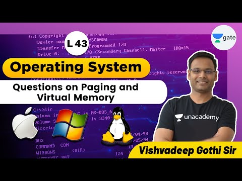 Questions on Paging and Virtual Memory | L 43 | Operating System | GATE 2022 CSE #VishvadeepGothi