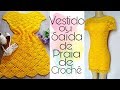 VESTIDO OU SAÍDA DE PRAIA DE CROCHÊ Fácil e Rápido|Jislaine Silva #semprecirculo #croche
