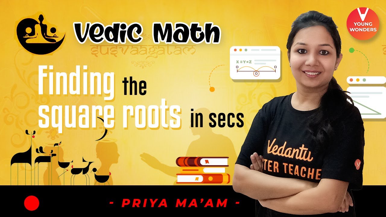 Vedic Maths L5 Finding the square roots in Seconds Math Tricks For