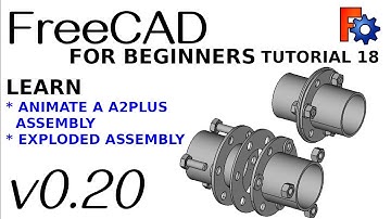 FreeCAD 0.20 voor beginners | 18 | Animeer een exploderende constructie met bevestigingsmiddelen