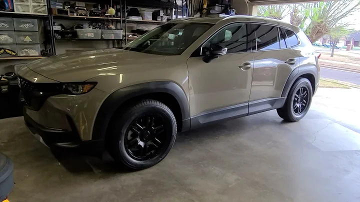 2024 Mazda CX-50 with new tires and 18" wheels -- and something weird  (thoughts?)