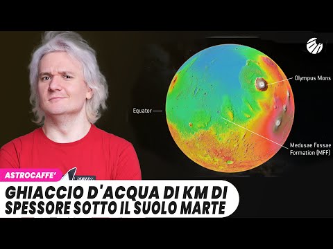 Kilometer-thick water ice beneath the Martian surface