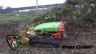 Green Climber. Trattore radiocomandato con trincia Awesome remote controlled tractor.