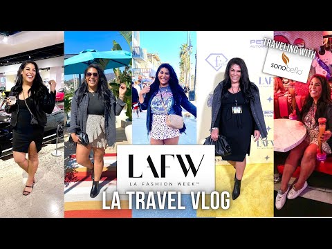 COME TO LA WITH ME FOR LAFW FASHION WEEK 2021 | DAY IN THE LIFE TRAVEL VLOG | queencarlene