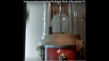 1950 World most accurate production Pendulum Cloc  Sync the Soviet TV & Transport till 1970