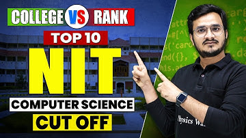 Top 10 NITs🤩 Their CSE CUT-Off Details🔥💯