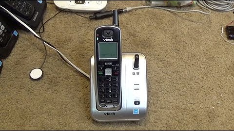 Vtech 5.8 GHz Analog Cordless Phone model CS5111| Initial Checkout