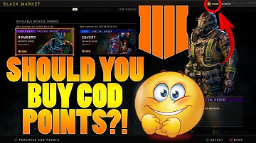 COD POINTS ARE NOW OUT in BLACK OPS 4! THE BEST WAY TO USE COD POINTS in BLACK OPS 4!