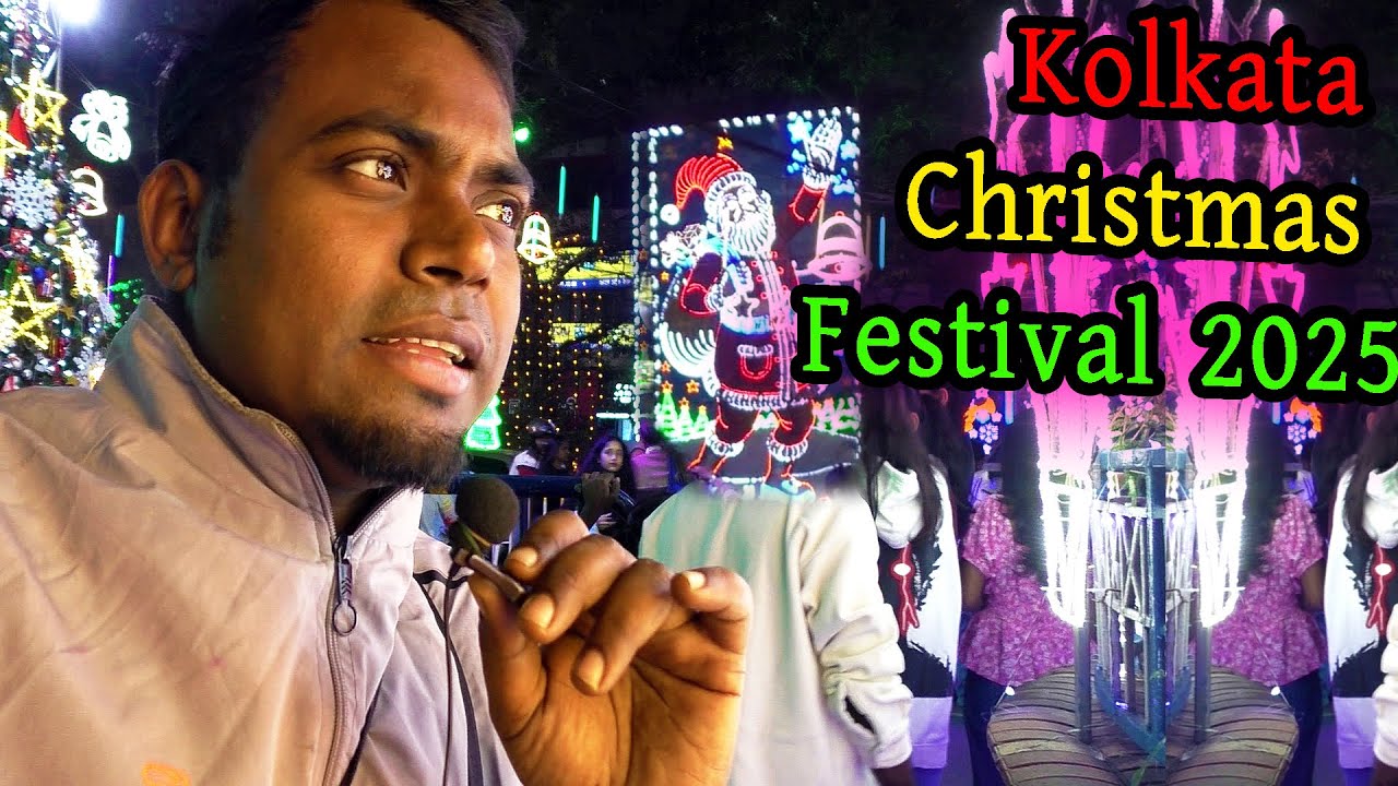 Merry Christmas KOLKATA , Visit in park street | amazing experience