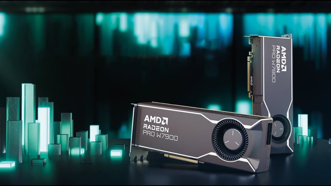 Nuevas GPU AMD Radeon Pro W7900 W7800 Para Uso Profesional YouTube