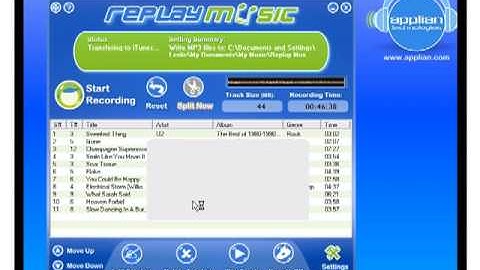 Audio Recorder for Streaming Music sites with Replay Music