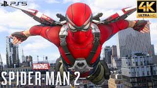 Marvel's Spider-Man 2 PS5 - Secret Wars: Civil War Suit Free Roam Gameplay (4K 60FPS)