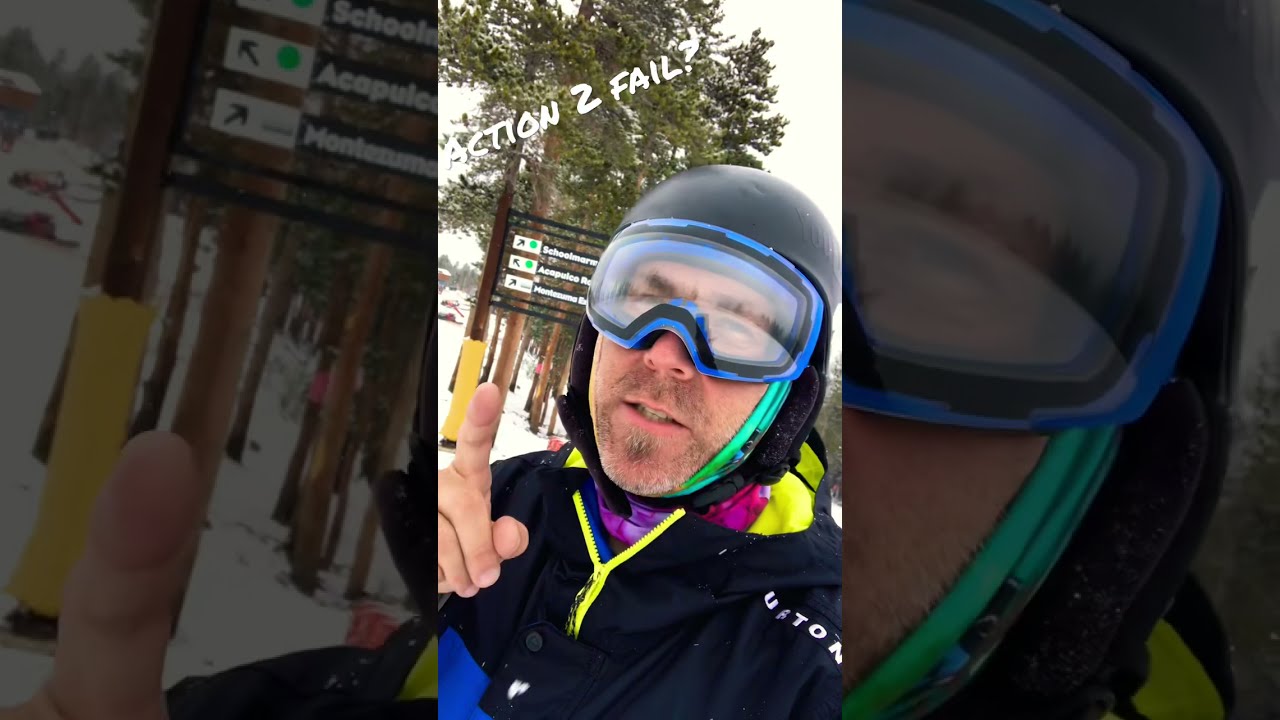 DJI Action 2 Snowboarding Fail? YouTube