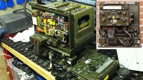 SEM25 army radio mechatronics (archive video)