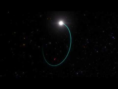Artist’s animation of the system with the most massive stellar black hole in our galaxy