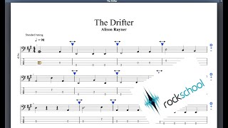 Video thumbnail of "The Drifter Rockschool Debut Grade Bass"