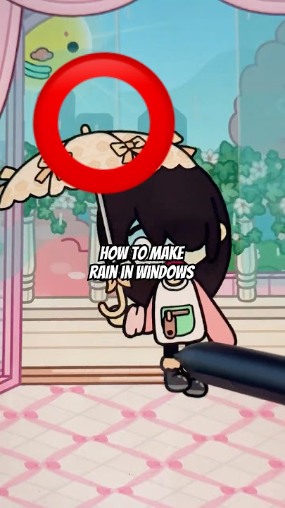 how to make rain in toca boca