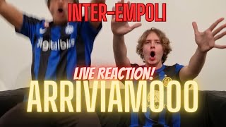 INTER BATTE ANCHE L'EMPOLI! inter-empoli (live reaction)