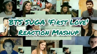 Bts Suga First Love Reaction Mashup