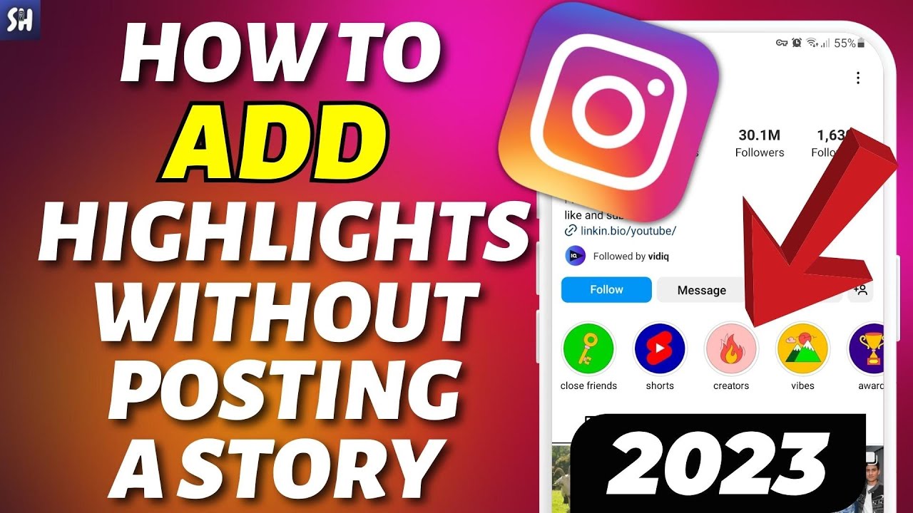 how-to-add-instagram-highlight-without-posting-a-story-2023-youtube
