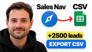 How To Export Leads From LinkedIn Sales Navigator in 2026  (+2500 Leads)