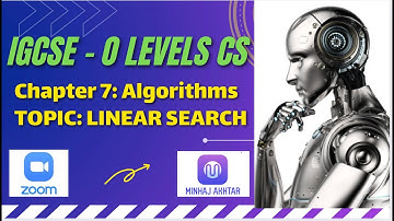 IGCSE COMPUTER SCIENCE 0478  PAPER 2 LINEAR SEARCH