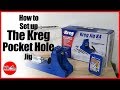 How to set up the Kreg Pocket Hole Jig