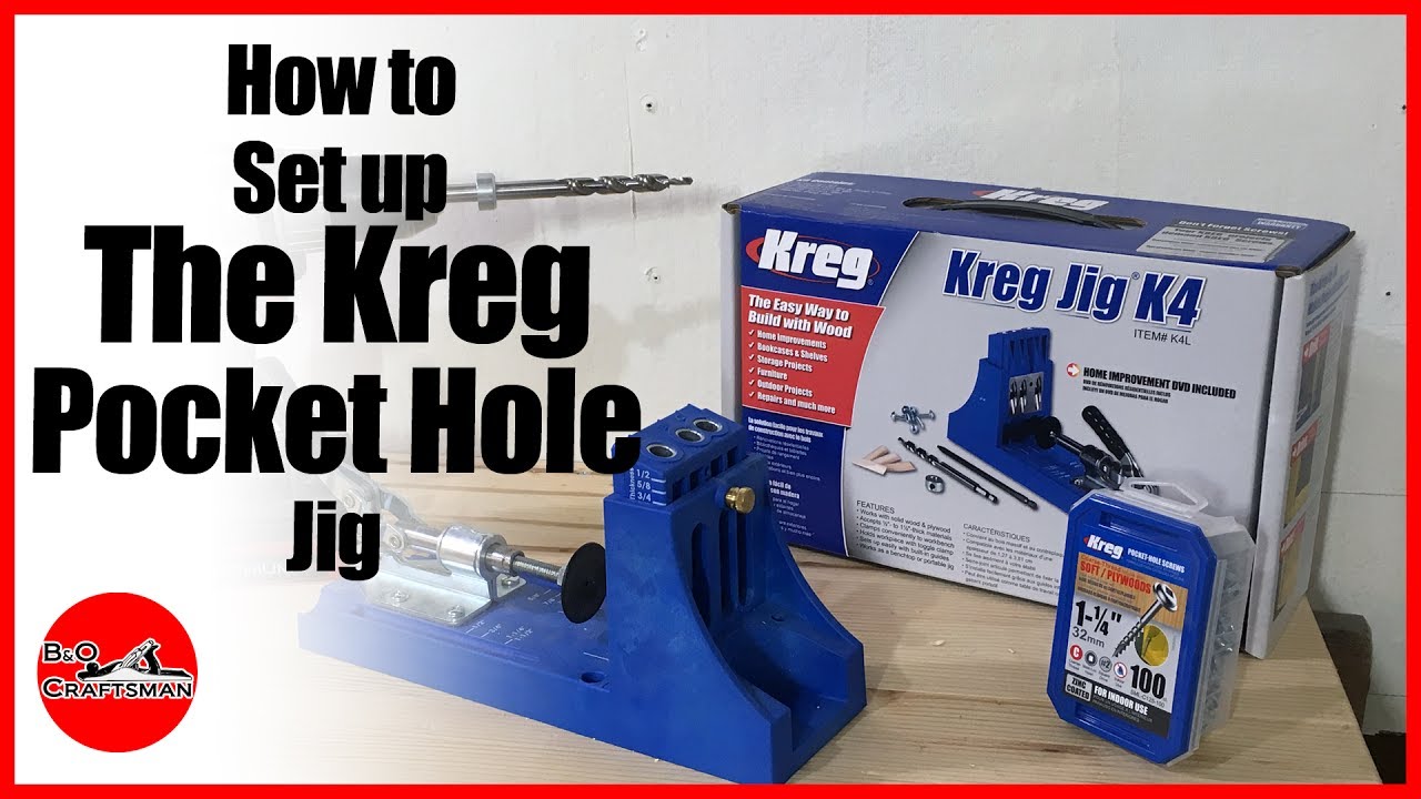 How to set up the Kreg Pocket Hole Jig - YouTube