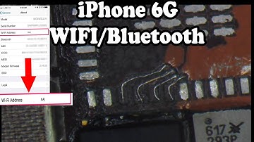 iPhone 6G WIFI/Bluetooth NOT WORKING WIFI IC PIN REPAIR EASY METHOD 100% WORKING