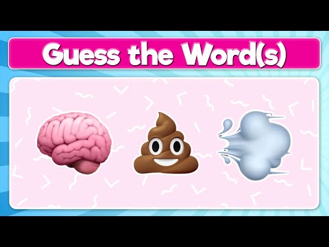 Guess the Word by the Emojis | Super Fun Emoji Puzzles | 96% FAIL 😲