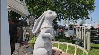 Springfield EXTRAVAGANZA 2023 Antiques and Primitives Flea Market Thrift Finds! Early Prim decor