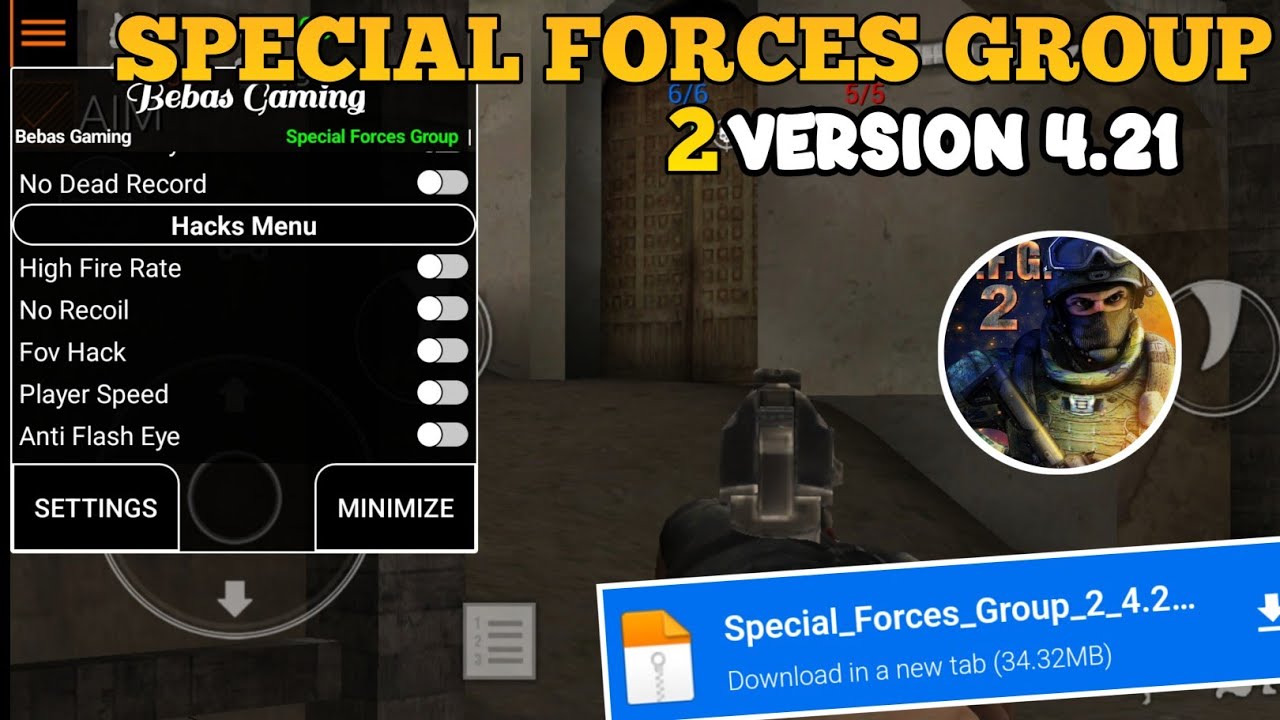 NEW UPDATE!! SPECIAL FORCES GROUP 2 MOD MENU APK V4.21