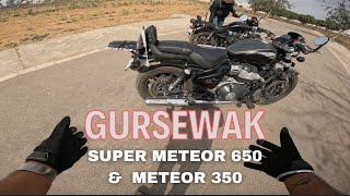 Gursewak Exhaust in Super Meteor 650 & Meteor 350