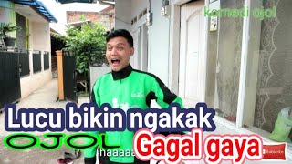 video lucu bikin ngakak , ojol gagal gaya?