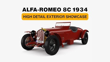 Alfa-Romeo 8C 1934 3D model by 3DModels.org