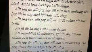 Sofias sång Molly karaoke med text chords