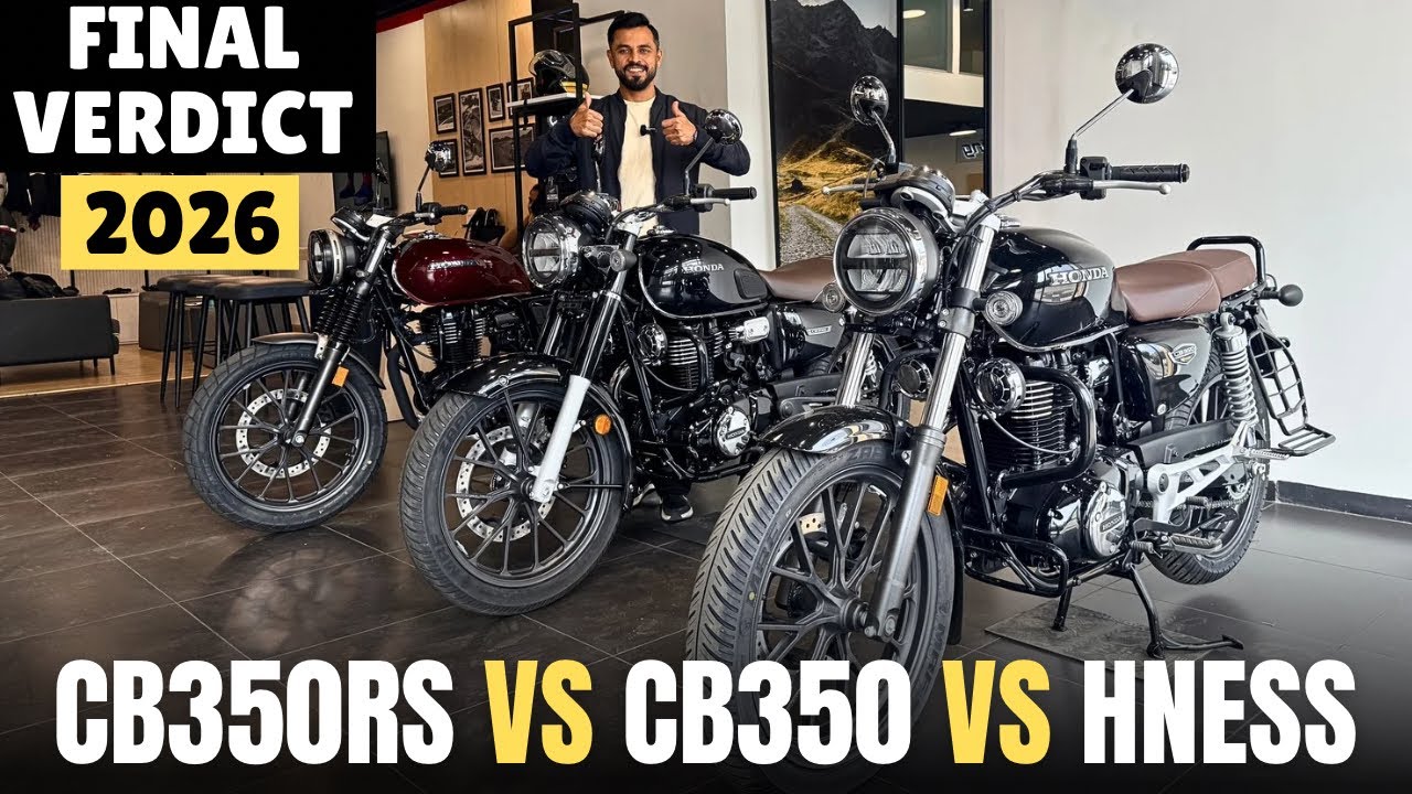 Honda CB350RS vs H’ness vs CB350 – My Final Pick in 2026 🔥