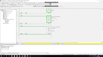 Ladder Lampu Running PLC