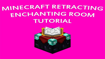 Minecraft Tutorials - Retracting Enchanting Room