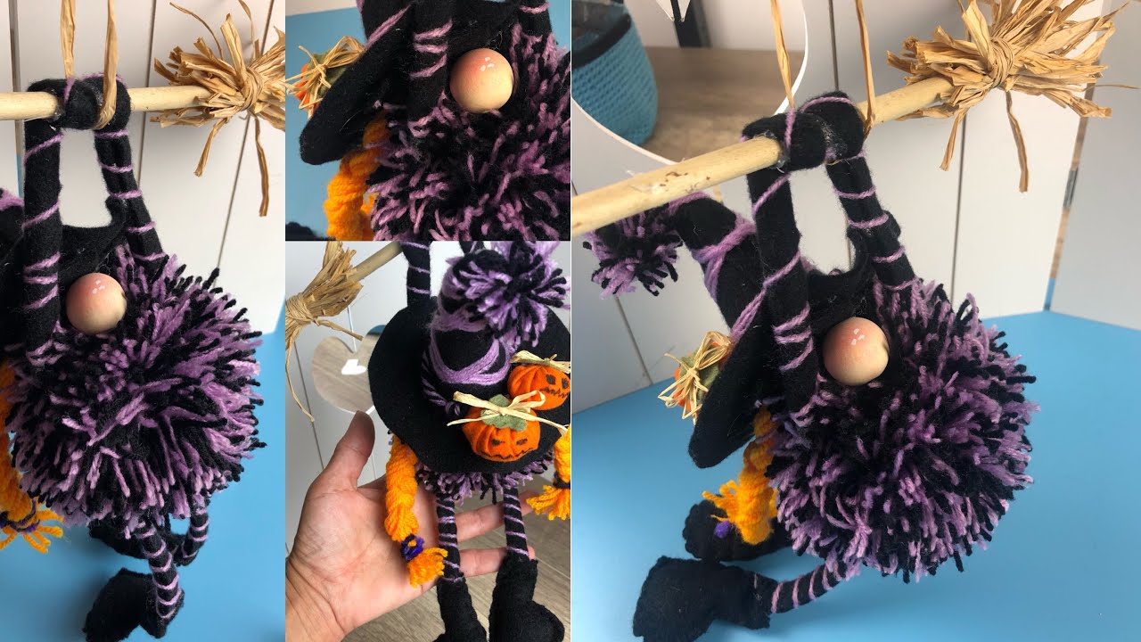 GUARDA COSA REALIZZA CON UN PONPOM E PANNOLENCI PER HALLOWEEN