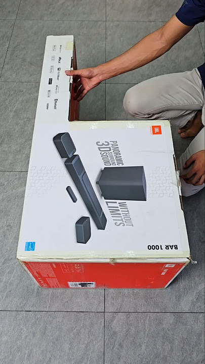 Unboxing the JBL Bar 1000 – 7.1.4 Surround Sound Beast!