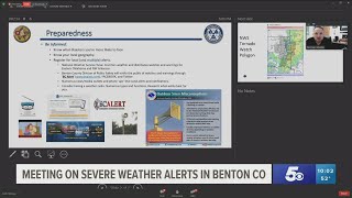 Benton County holds meeting for alert system