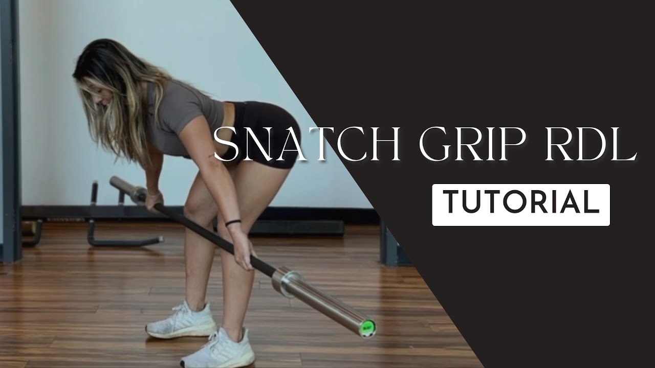 how to: SNATCH GRIP RDL (or wide grip) - YouTube