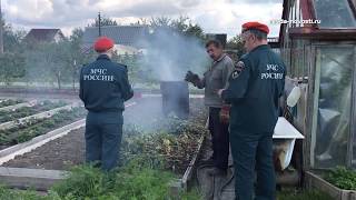 Дым Отечества и мошенники. Пожарные Ревды побывали в гостях у садоводов