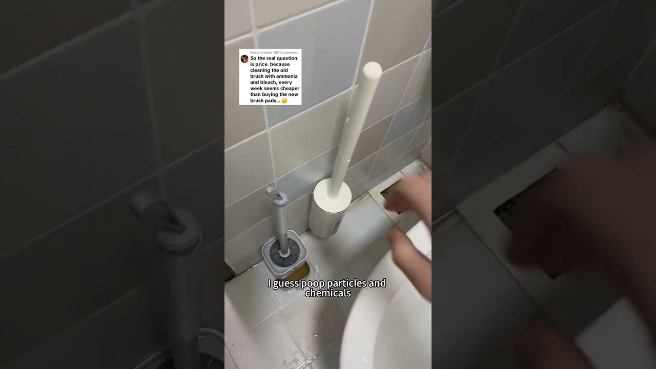 Ditch the old toilet brush&mdash;it's gross! Try this disposable one